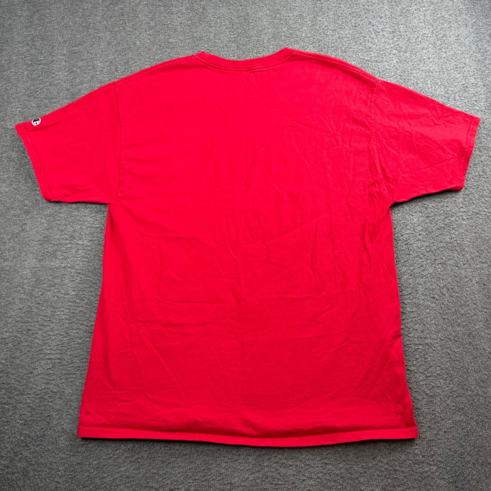 Champion Dennis Rodman Graphic T-Shirt Men's XL Red Short Sleeve Cotton Tee - Picture 7 of 7